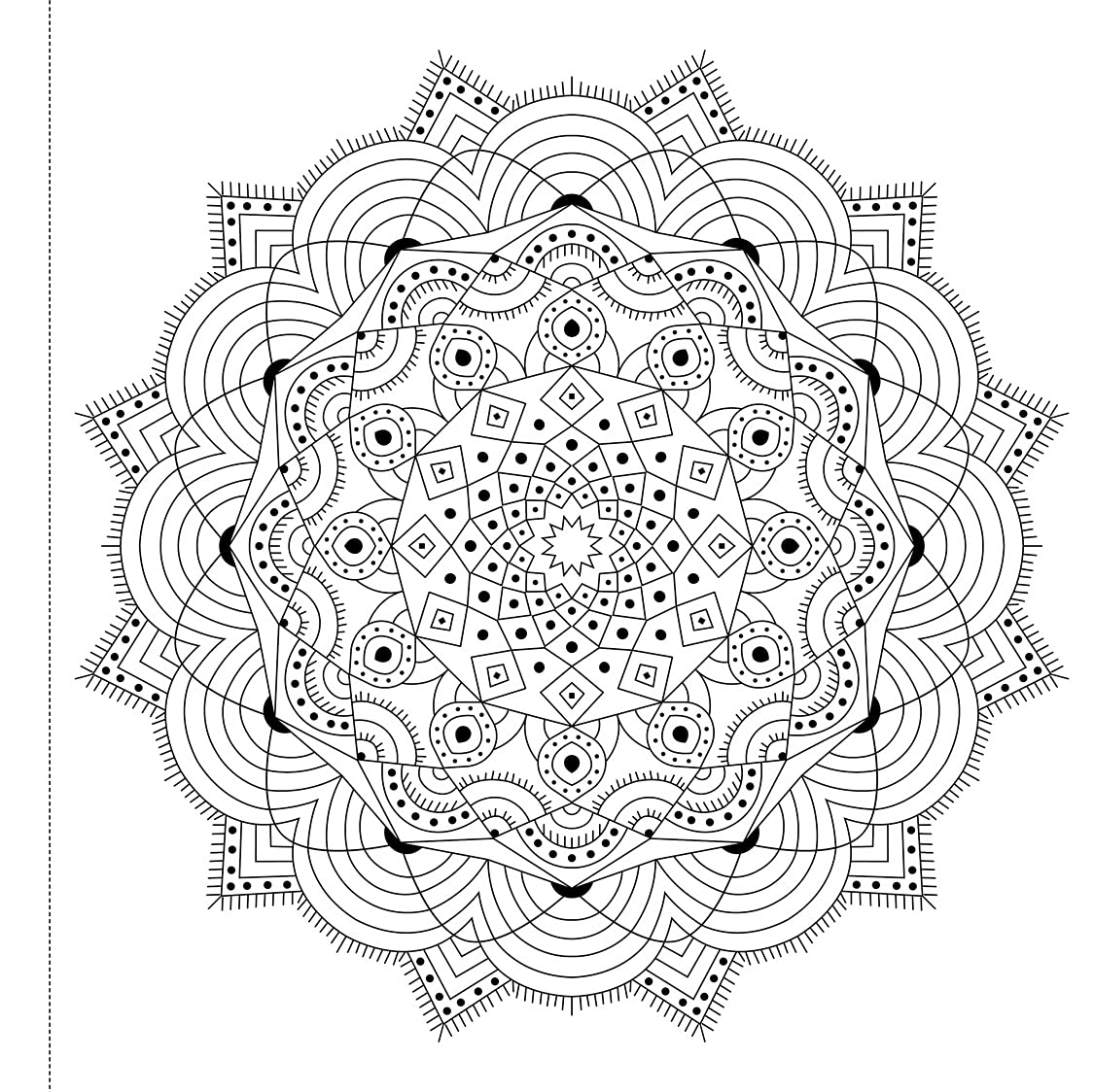 Mandala Art: Colouring books for Adults with tear out sheets