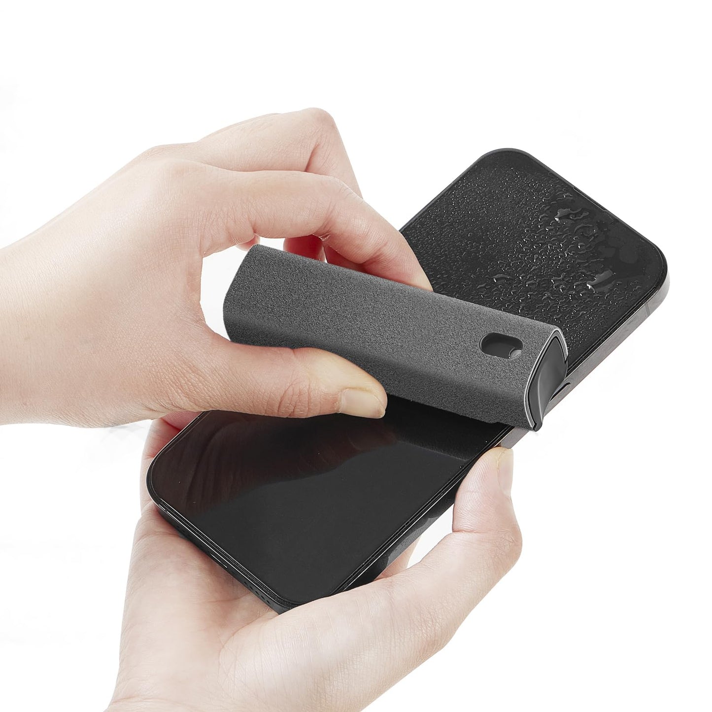 YTT Touchscreen Mist Cleaner, Screen Cleaner, for All Phones, Laptop and Tablet Screens,Two in One Spray and Microfiber Cloth (Grey)