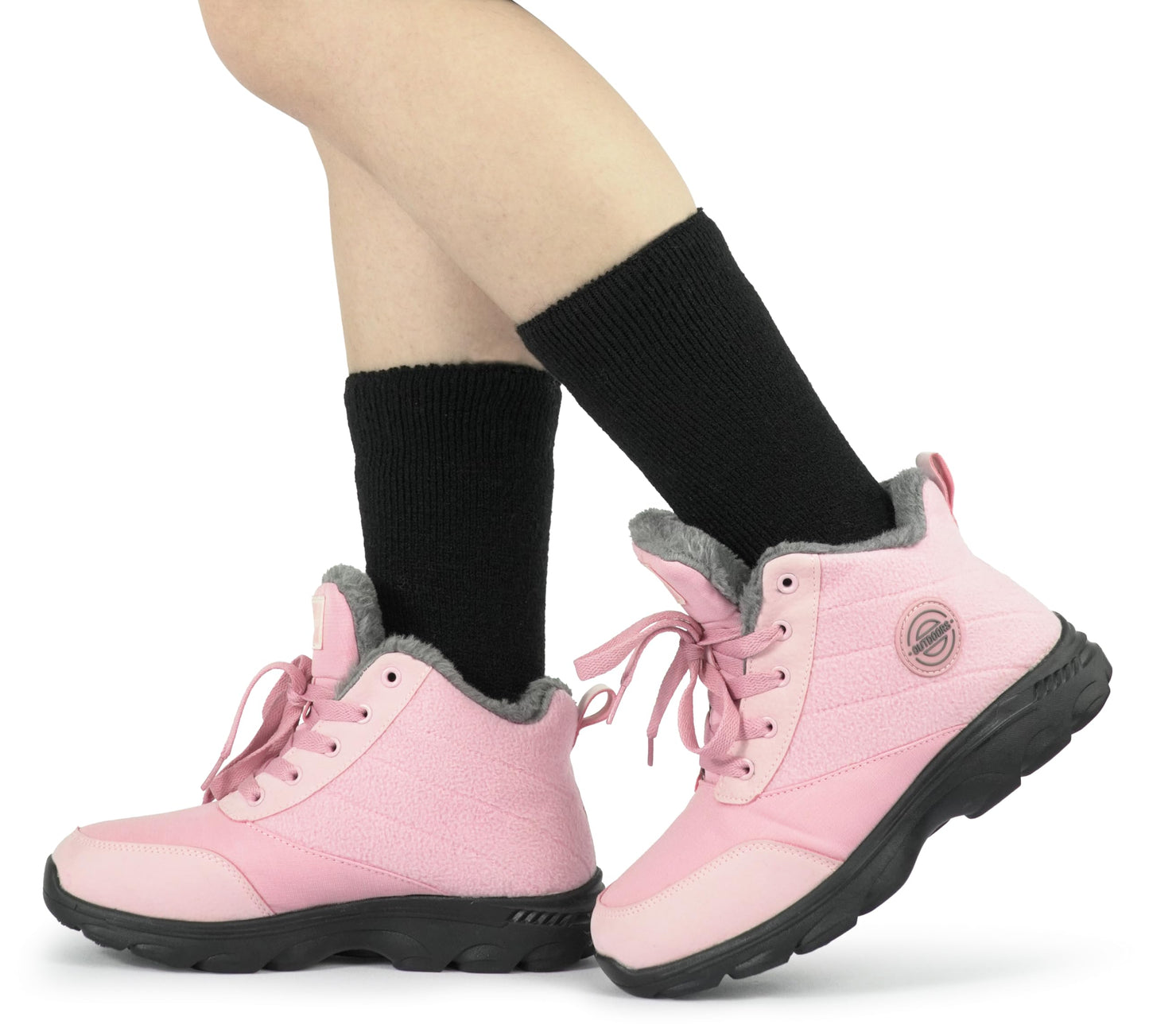 BomKinta Women Thermal Socks - Thick Boot Sock Warm Winter Crew Socks - Cozy Soft Christmas Socks Size 5-10