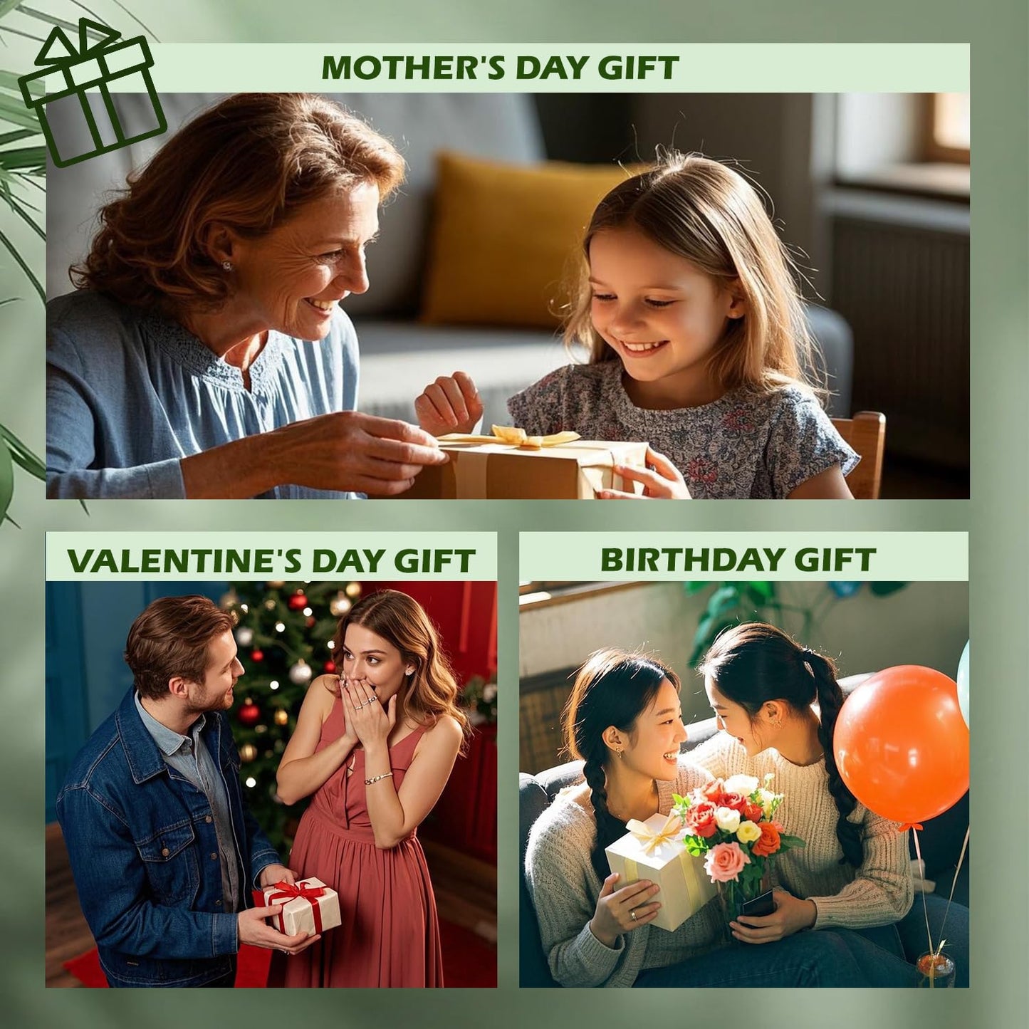 TumanLiving Heart-Shaped Glass Propagation Vases for Plants – 3-Piece Hydroponic Plant Vase with Wooden Stand, Decorative Indoor Plant Decor for Home Office, Ideal Gift for Plant Lovers