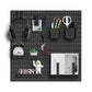 Revamp Your Space With A Versatile Pegboard Kit - Effortlessly Organize Home, Office, And Gaming Setup With Customizable Hanging Solutions (Black)