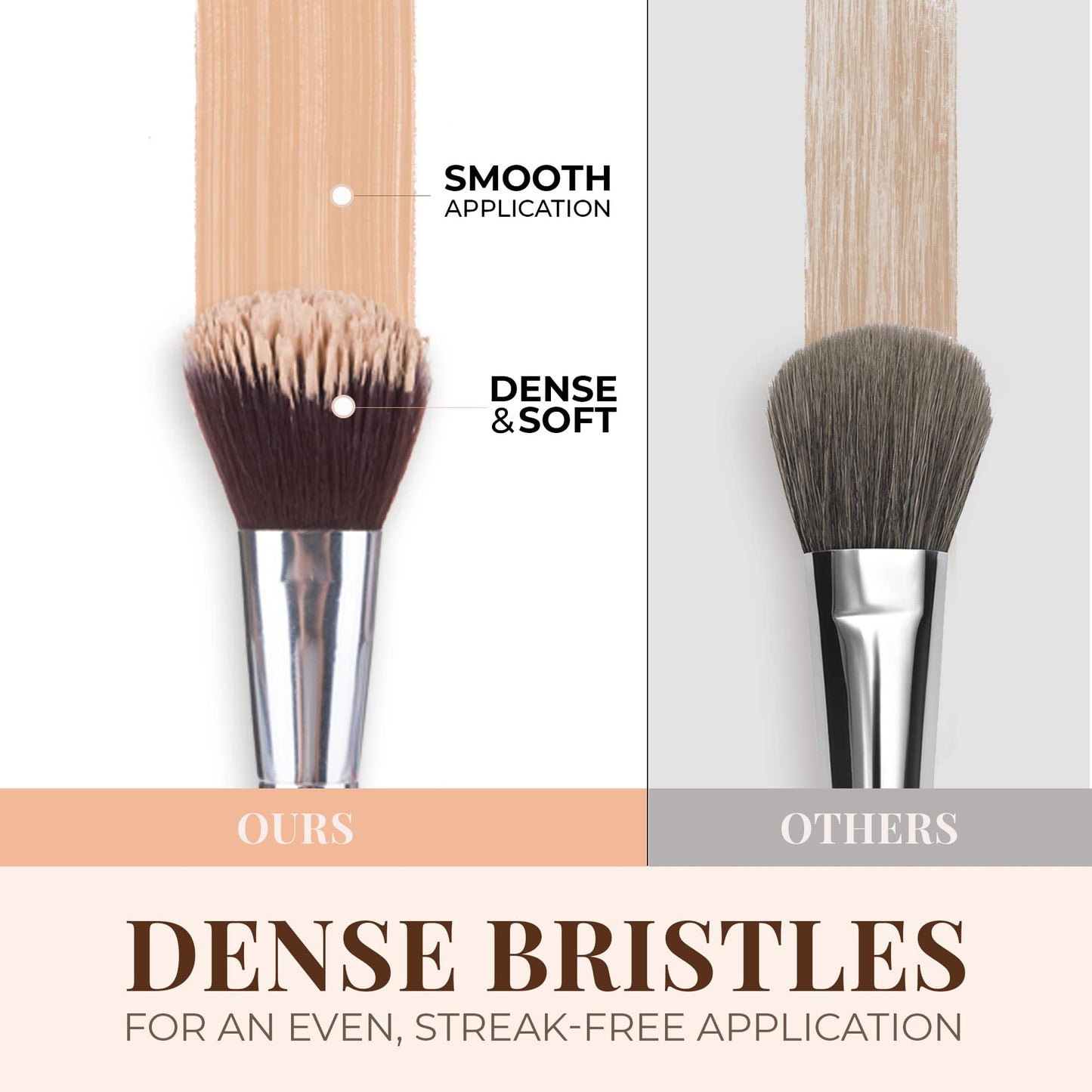 13 Bamboo Makeup Eye Brow Brushes Professional Set - Vegan & Cruelty Free - Eye shadow, Eyebrow, Eyeliner, Blending, Foundation, Blending, Blush, Powder Kabuki Brushes.…