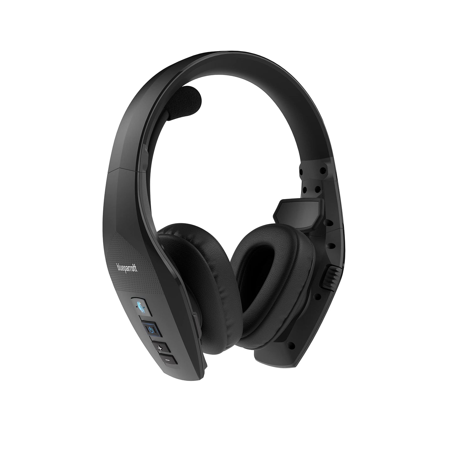BlueParrott S650-XT Bluetooth Wireless Headphones 96% Noise Canceling Over Head Trucker Headset with Mic, 2-in-1 Convertible Stereo to Mono with ANC, IP54-Rated Protection, 36 hrs. Talk Time, Black