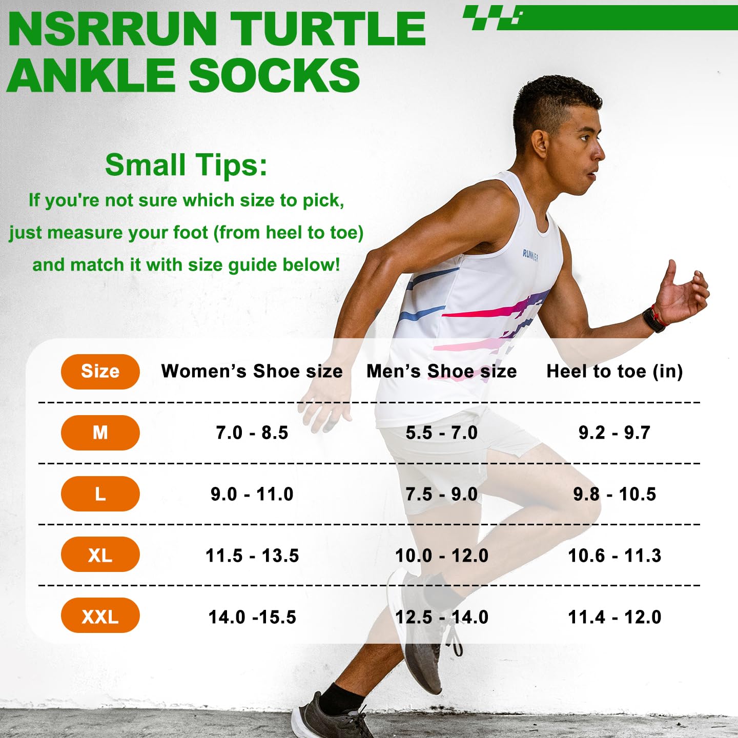 NSRRUN TURTLE Wool Compression Ankle Socks - Cozy Cushioned Hiking Running for Men Women - Thick Warm Durable, Large, Black, 2 Pairs