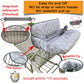 Shopping Cart Cover for Baby Grocery Cart Cover for Baby boy and Baby Girl, High Chair Cover for Baby and Toddler, Baby Registry Gift - Waterproof - Extra Large - Cotton - Double Sided (Light Grey)