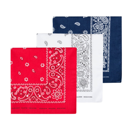 Levi’s All-Gender Multi-Purpose Bandana Gift Sets - Headband, Wrap, Protective Coverage