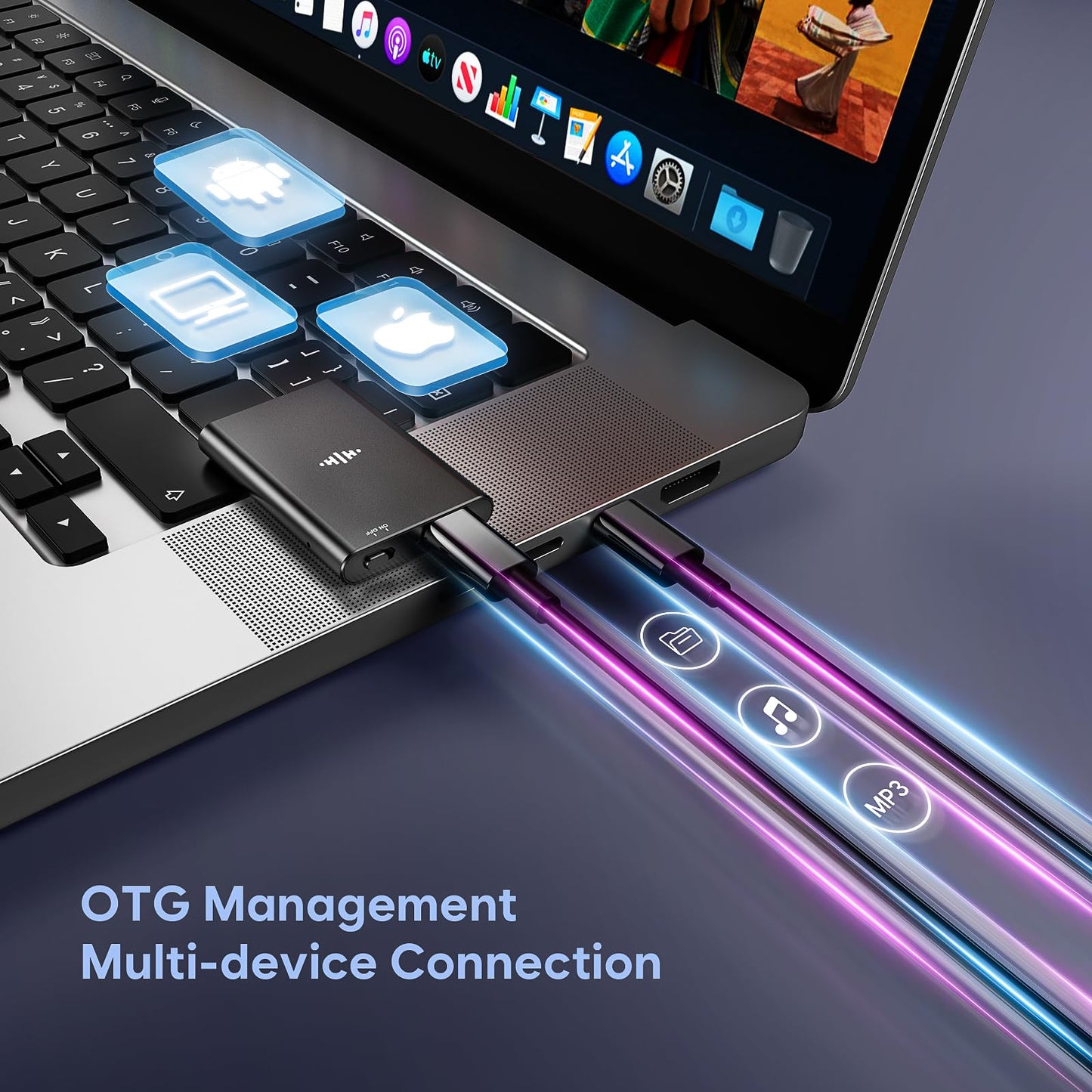 Coptdyy 128GB(9200-Hour Storage) Magnetic Voice Activated Recorder, Portable Recording Device with DSP4.0-AI Noise Cancellation, HD Audio Recorder for Meetings, Interviews & Lectures