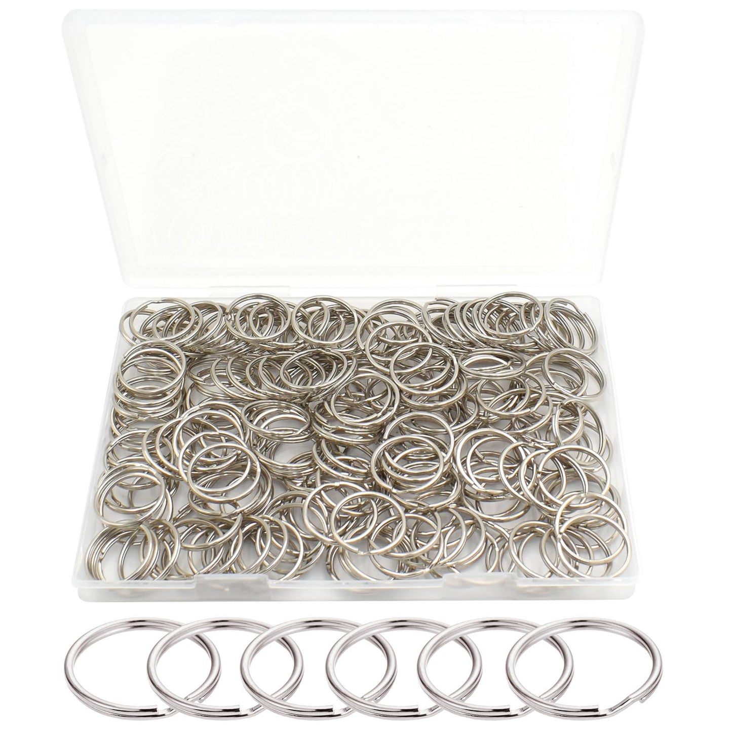 60 Pcs Premium Bronze Swivel Clasps Lanyard Snap Hooks with Key Rings, Key Chain Clip Hooks Lobster Claw Clasps for Keychain Clip Lanyard, Jewelry Making, DIY Crafts