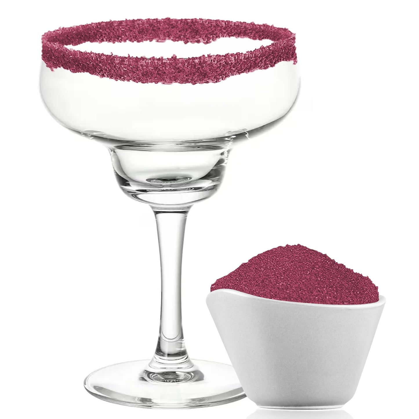 Glitter & Glitz Cocktail Sugar – Premium Natural Sugar for Enhancing Cocktail Drinks – Vibrant Colored Sugar, USA Manufactured, No Artificial Ingredients – Cocktail Rimming Sugar (Hot Pink)