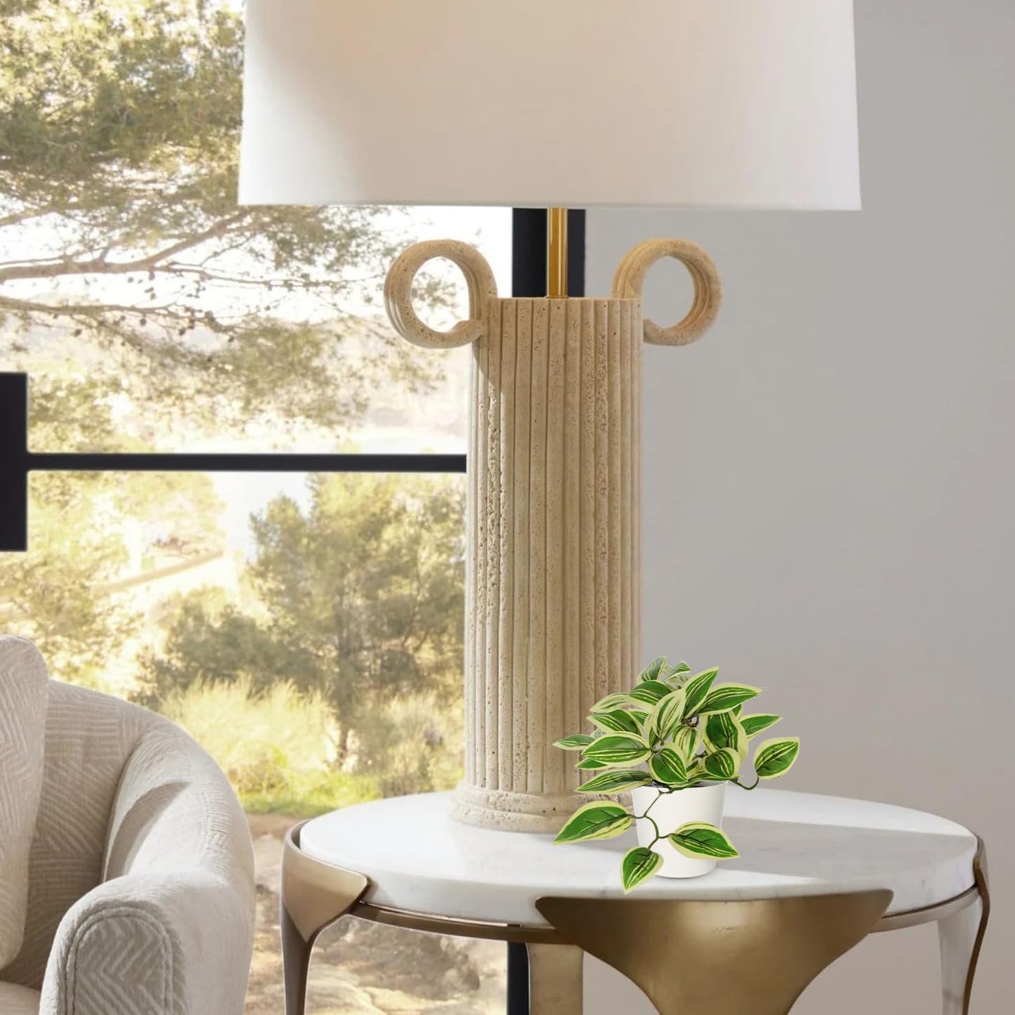 Hollyone Fake Plants 6 Pack Artificial Plants Indoor Faux Plants Small Fake Potted Plant for Home Aesthetic Living Room Bathroom Desk Shelf Office Decor