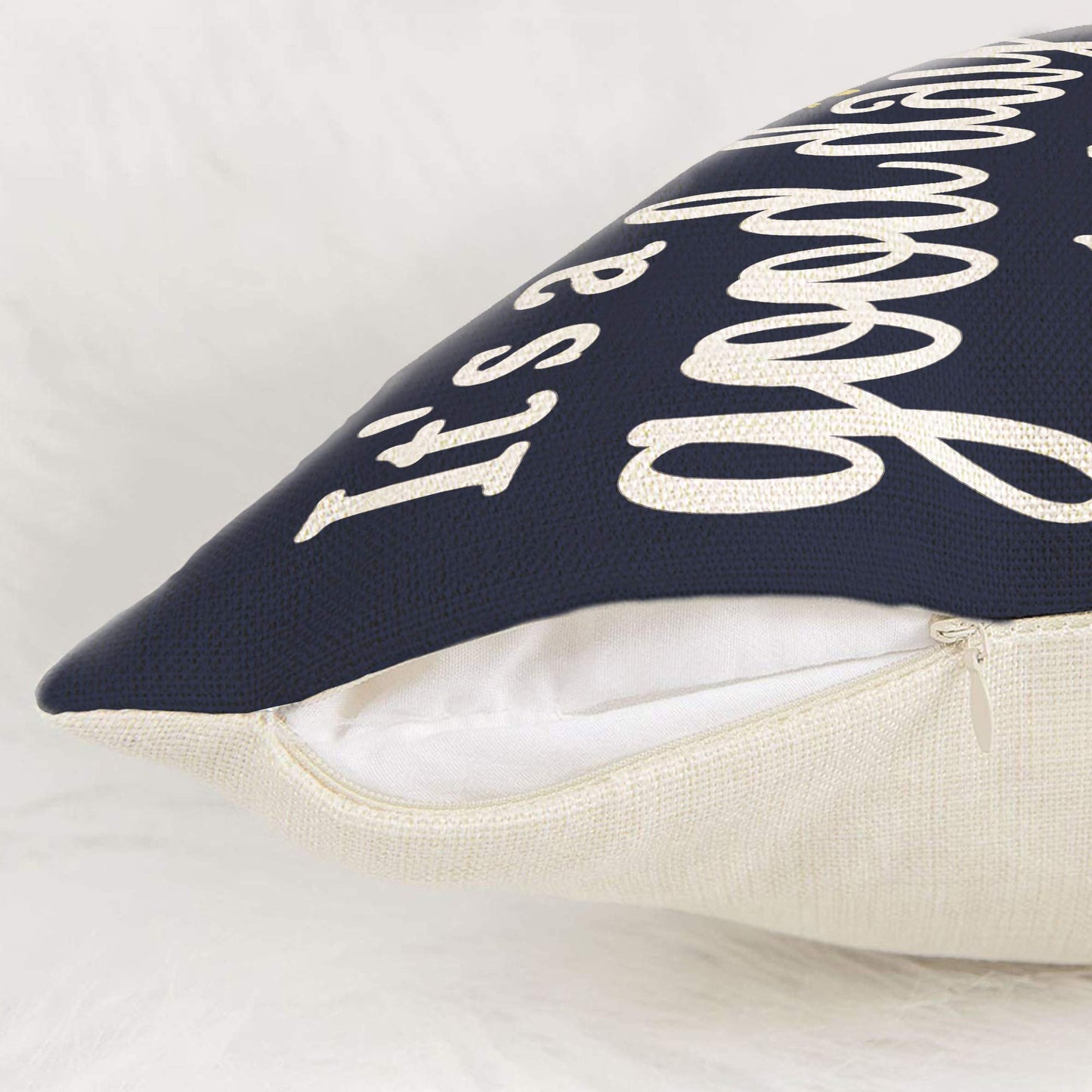 Hexagram Outdoor Pillow Covers 18x18, Blue Daisy Sunflower Throw Pillow Cover Set of 4 for Couch Living Room Sofa You are My Sunshine Dark Blue Home Decor