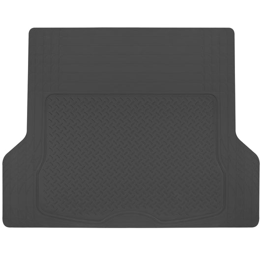 BDK Heavy Duty Rubber Cargo Mat Liner - All-Weather Trunk Protection, Trim-to-Fit Design for Cars, SUVs, Vans & Trucks - Non-Slip, Waterproof, Durable Cargo Floor Liner - 54" x 43.5" x 0.25" - Black