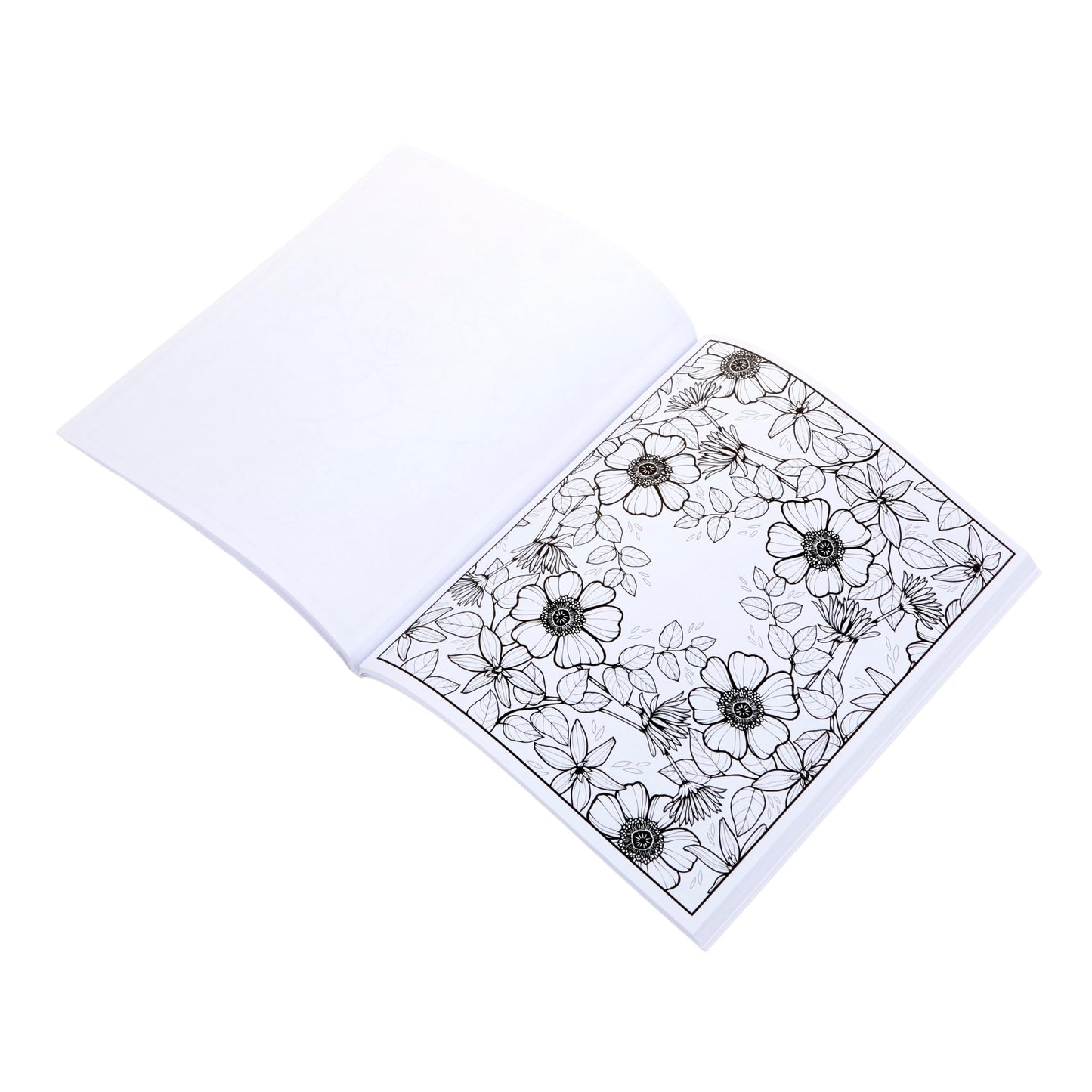 Crayola Floral Adult Coloring Book (40pgs), Flower Adult Coloring Pages, Stress Relief Activity, Mindfulness Gift for Teens & Adults, 9+