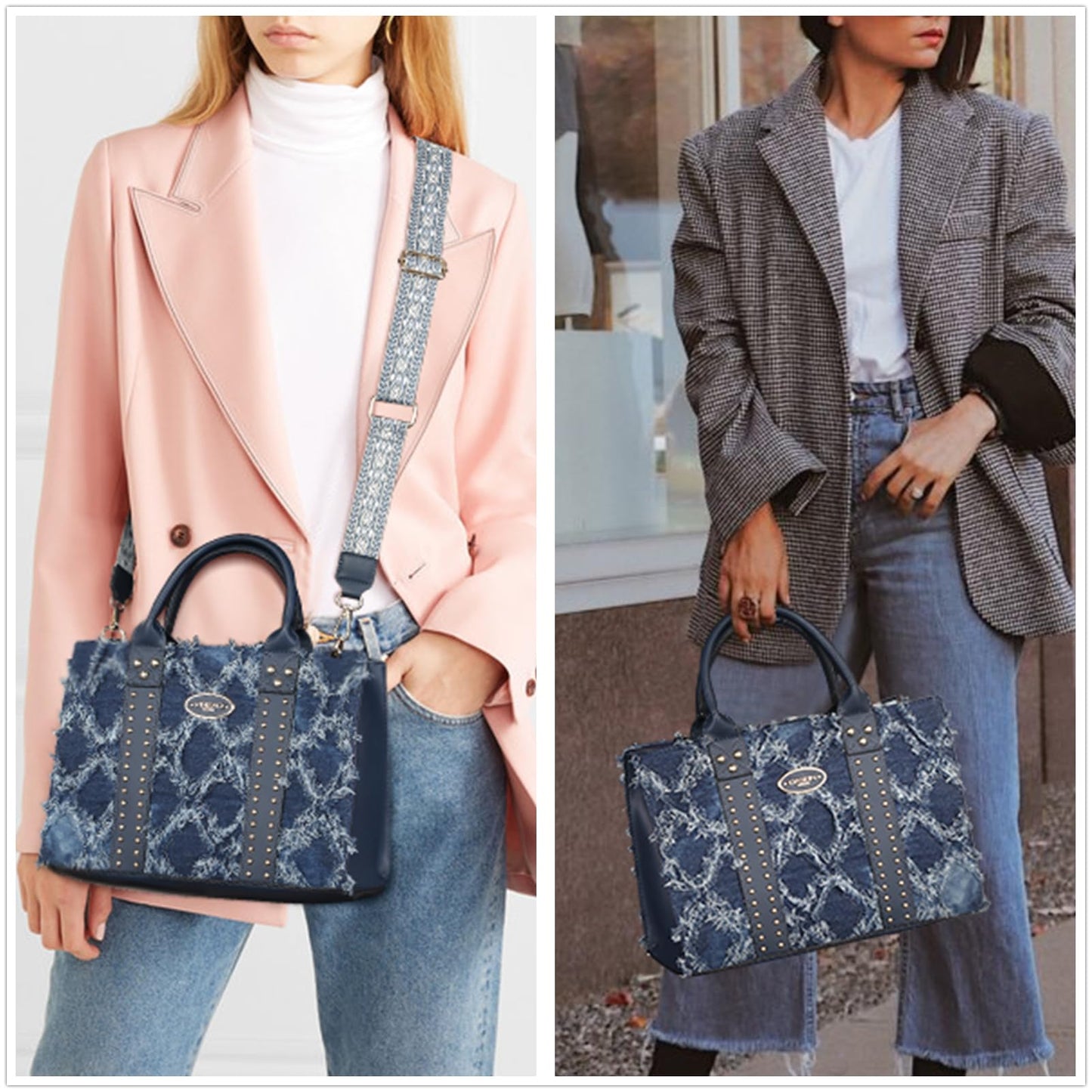 Dasein Purses Handbags for Women Tote Wallet Set Top Handle Satchel Shoulder Hobo Bag 3pcs