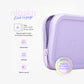 Boob Voyage Travel Case - Elegant & Functional Nipple Cover Travel Case - Waterproof, Washable, Flexible Purple
