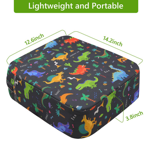 Booster Seat for Kitchen Chair - Toddler Non-Slip Portable Height Increasing Strong Support Seat Cushion Comfortable Detachable Easy to Clean Washable Booster Seat for Dining Table