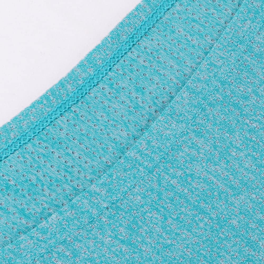 Womens Workout Fitness Tank Tops Cropped Sleeveless Gym Yoga Running Athletic Shirts Blue S