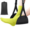 Airplane Footrest Hammock, Foot Hammock for Plane Travel, Portable Height Adjustable Travel Footrest Hammock Accessories, Lightweight Foot Hammock Suitable for Offices, Airplanes 2 pcs