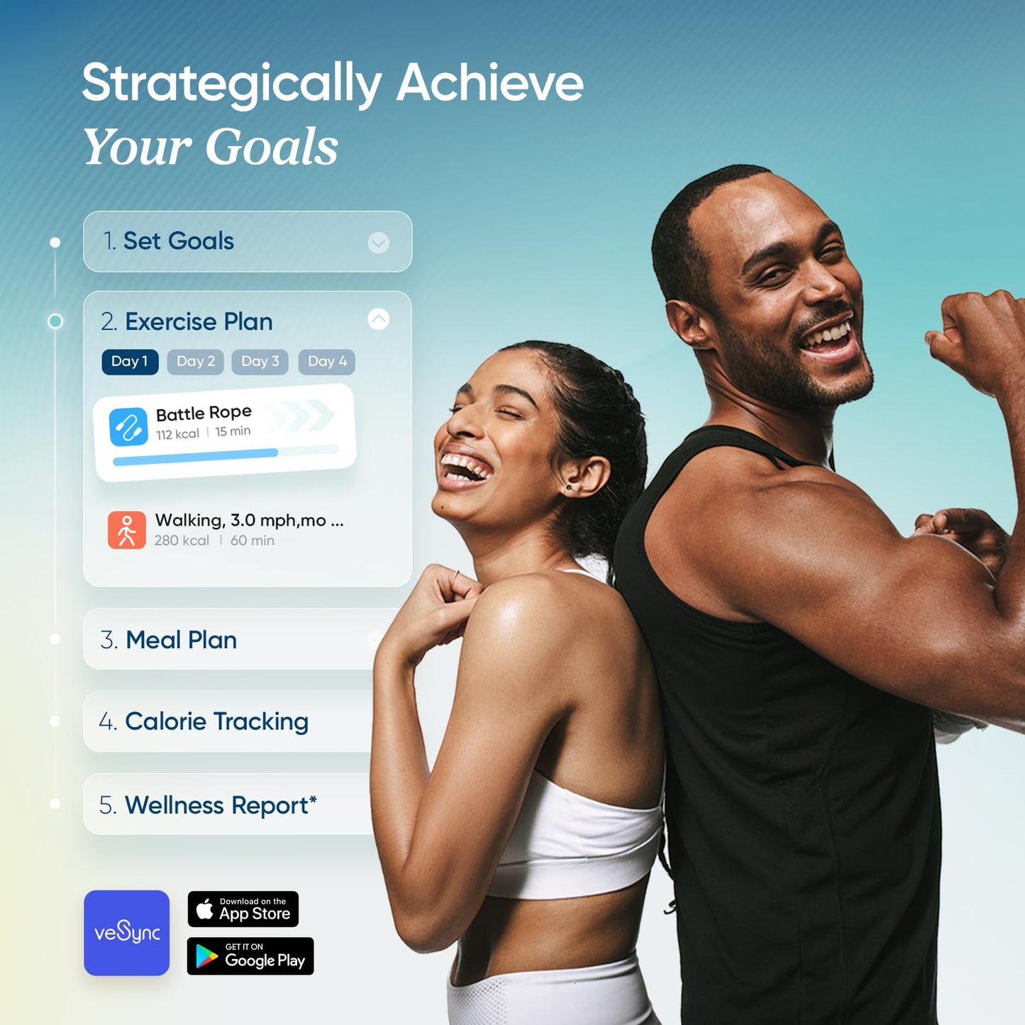 Etekcity Upgraded Smart Scale for Body Weight, FSA HSA Store Eligible, Bathroom Digital Scale with BMI, Body Fat, Muscle Mass, 13 Metrics with a Large Display, Support Offline Mode and Apps Connection