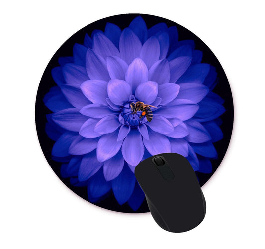 Watercolor Flower Round Mouse Pad Custom Design Gaming Mouse Pad