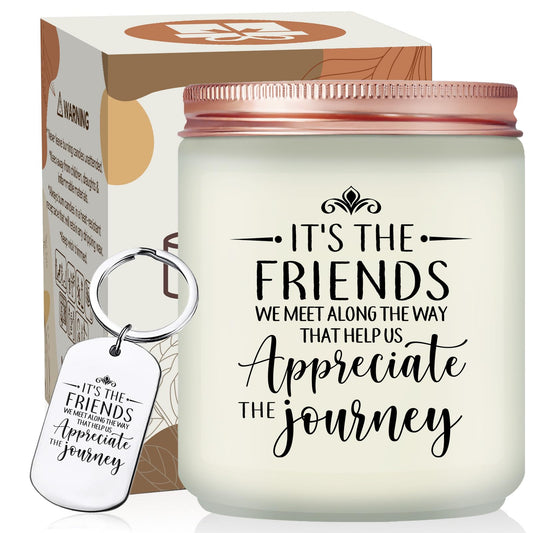 Best Friend Birthday Gifts for Women - Best Friend Candles with Sayings - Christmas, Friendship Gifts - Lavender Scented Candles