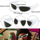 6Pack 90s 80s Hip Hop Costumes Kit for Men 2000s Y2K Sunglasses Rings Hat Rapper Outfit Accessories for Themed Party