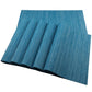 Placemats Set of 6 for Dining Table Heat-Resistant Washable Place Mats Woven Vinyl Kitchen Table Mats Easy to Clean,Blue
