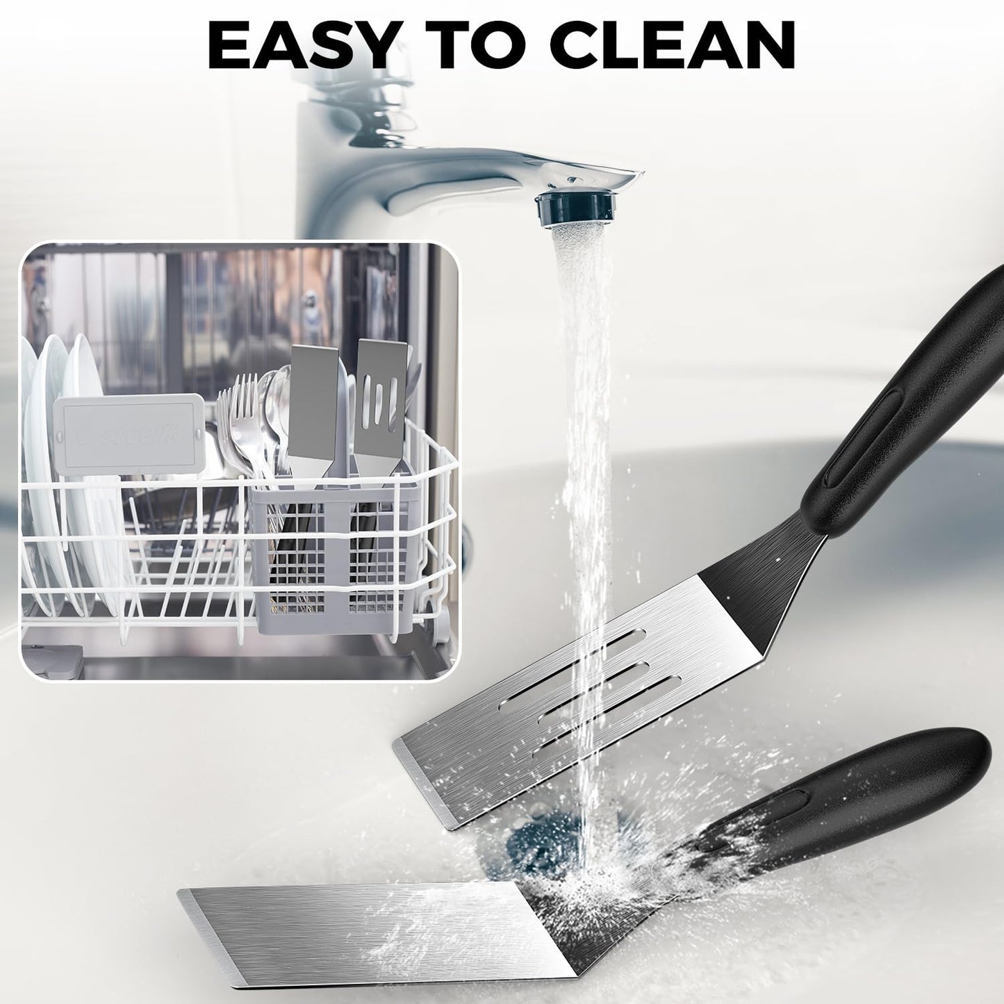 Small Spatula 3 Pieces, Mini Serving Spatula for Kitchen Use, Metal Spatula for Serving and Turning, Ideal for Pancakes, Brownies, Desserts, Cookie, Eggs or Small Pan