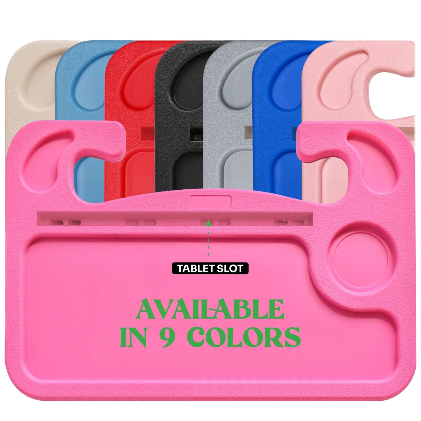 lebogner Steering Wheel Tray, Car Tray for Eating, Hook On Steering Wheel Desk for Food, Laptop and Car Accessories, Car Road Trip Must Haves Gadgets Car Table