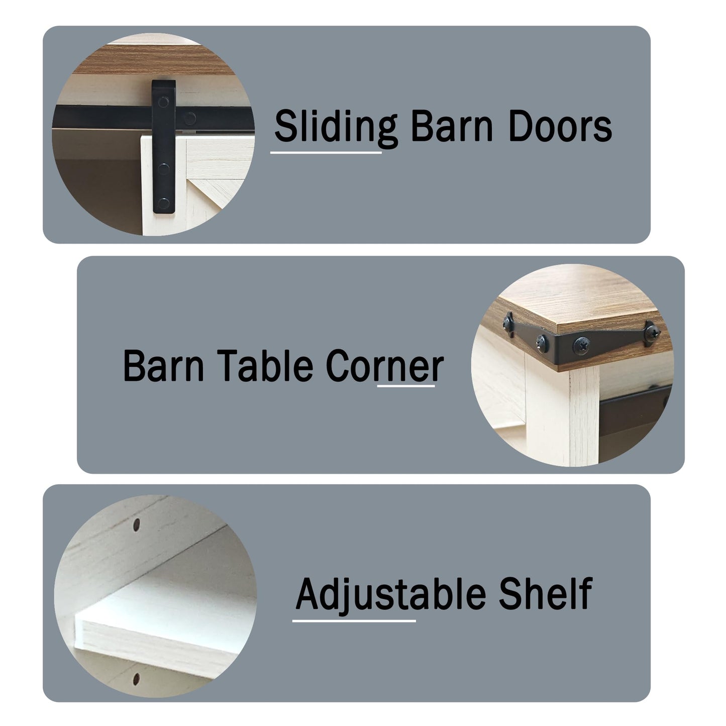 TaoHFE Lift Top Coffee Table with Storage,Rustic White Farmhouse Coffee Table, Square Storage Compartment and Adjustable Shelves Coffee Tables for Living Room (Oak White)