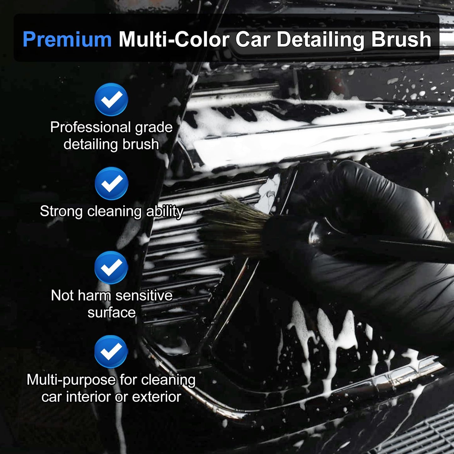 10PCS Car Detailing Cleaning Kit Interior Cleaner, Car Detailing Brushes, Car Duster, Car Cleaning Gel, Microfiber Cleaning Cloth, Car Accessories Essentials Supplies Tools for Auto,Truck, Interior