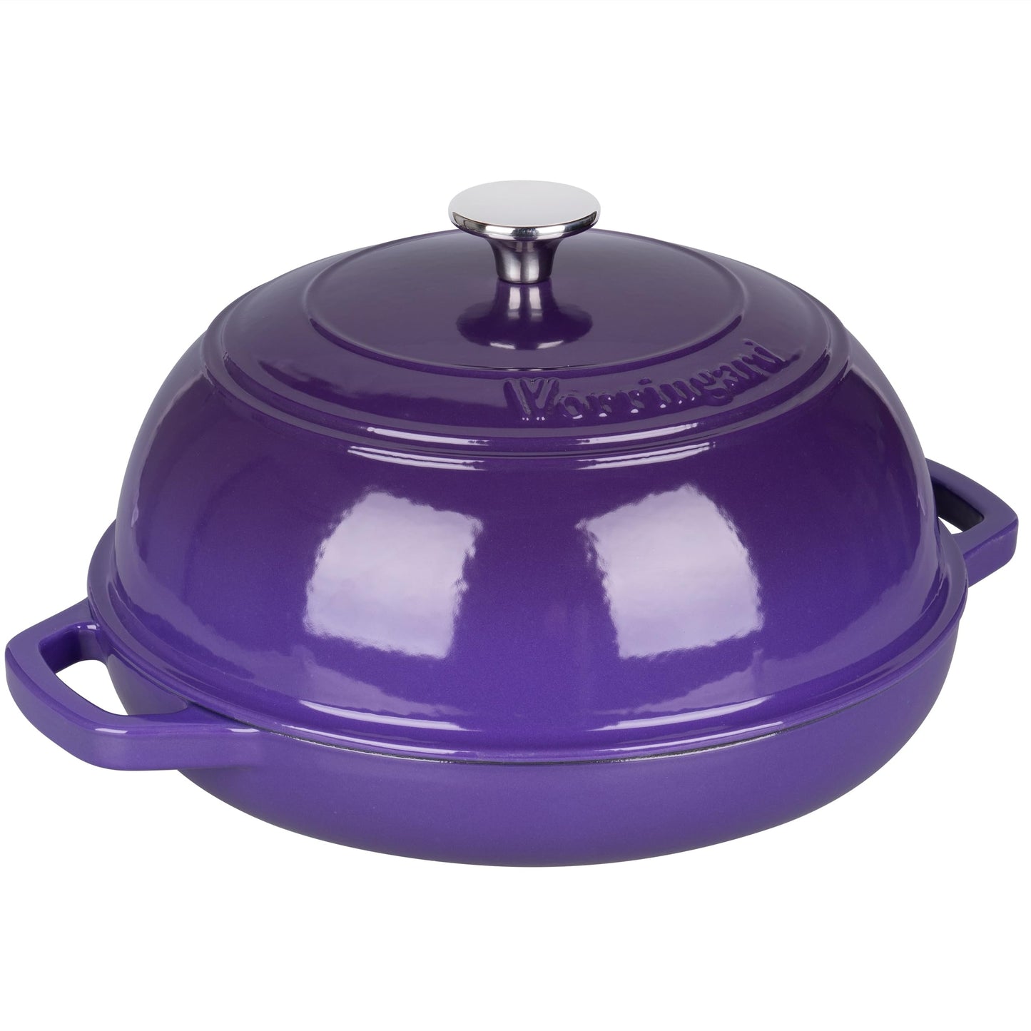 VORRINGARD Enameled Cast Iron Dutch Oven Pot with Lid, Bread Oven for Sourdough Bread Baking, Dutch Ovens with Bread Proofing Basket& Baking Supplies Set, 6 Quart, Purple