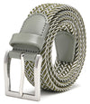 Fabio Valenti Men's Stretch Belt,Woven Braided Web Belt 1 3/8 for Golf Casual Pants Shirts Jeans