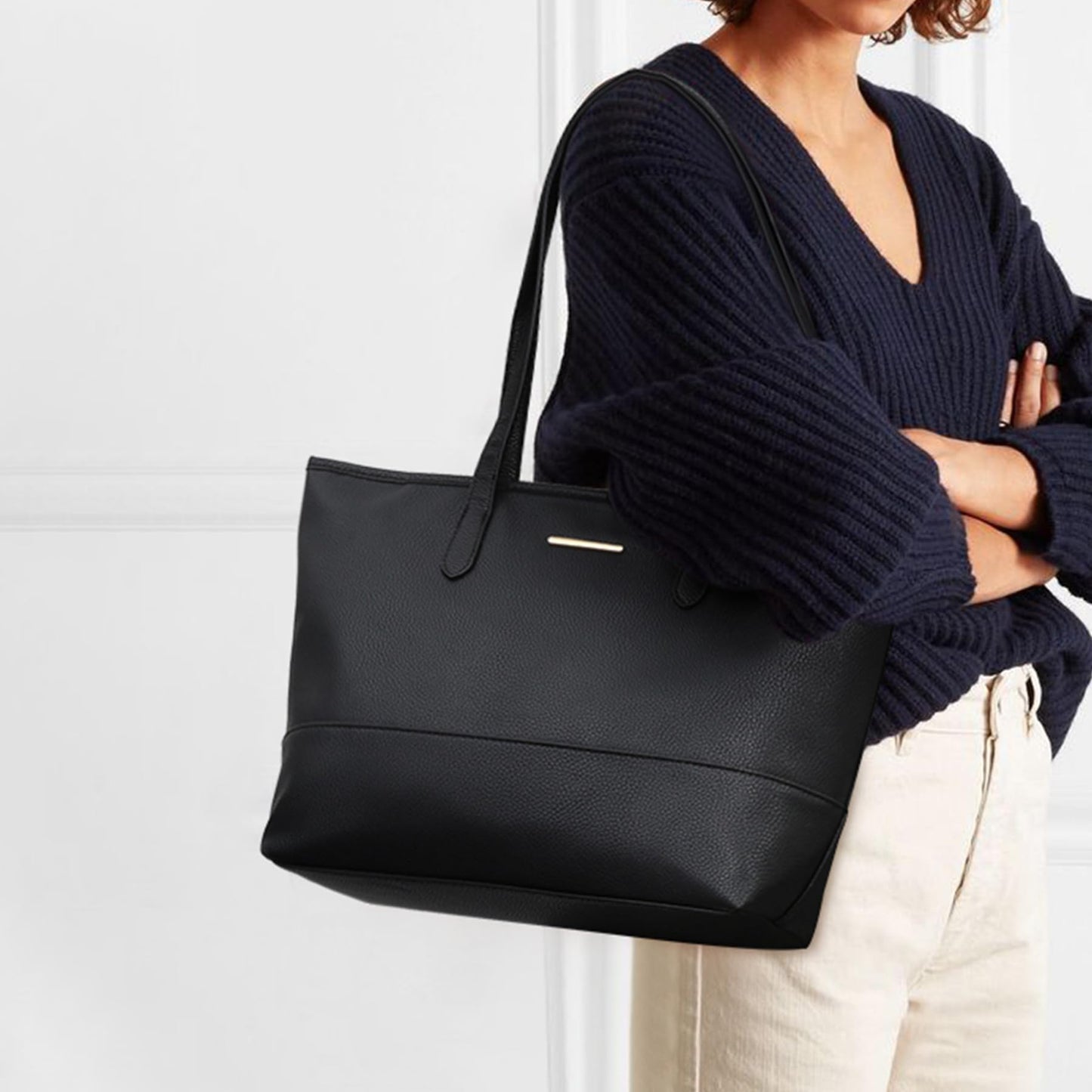 MARCO M KELLY 3PCS Women Vegan Leather Purses and Handbags Top Handle Tote Bag Shoulder Satchel Purse with Wallet