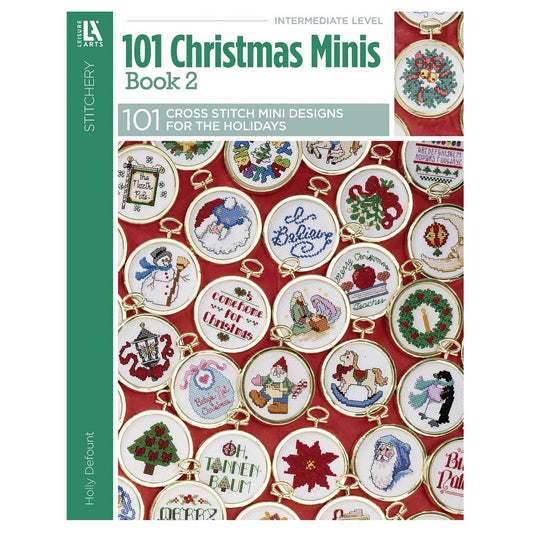 101 Christmas Minis, Book 2-Packed with Traditional Holiday Designs for Ornaments, Gift Embellishments and More