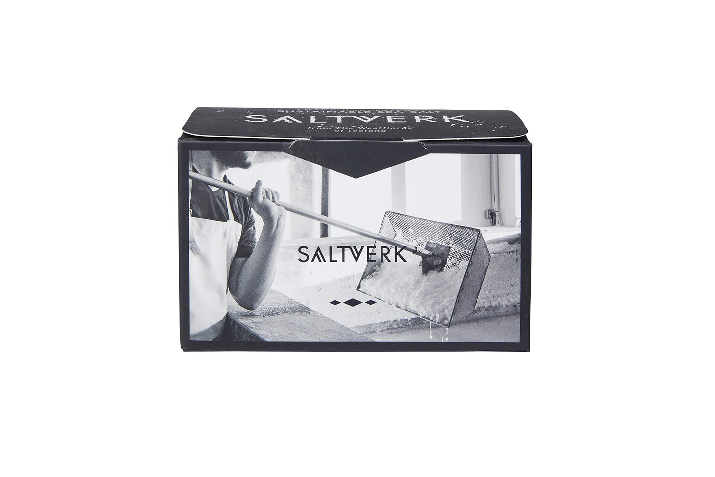 Saltverk Salt Gift Set- Includes 2 Jars - Flaky and Lava Sea Salts- Gourmet, Icelandic, Hand Harvested and Sustainably Made- 6.34 Oz Total
