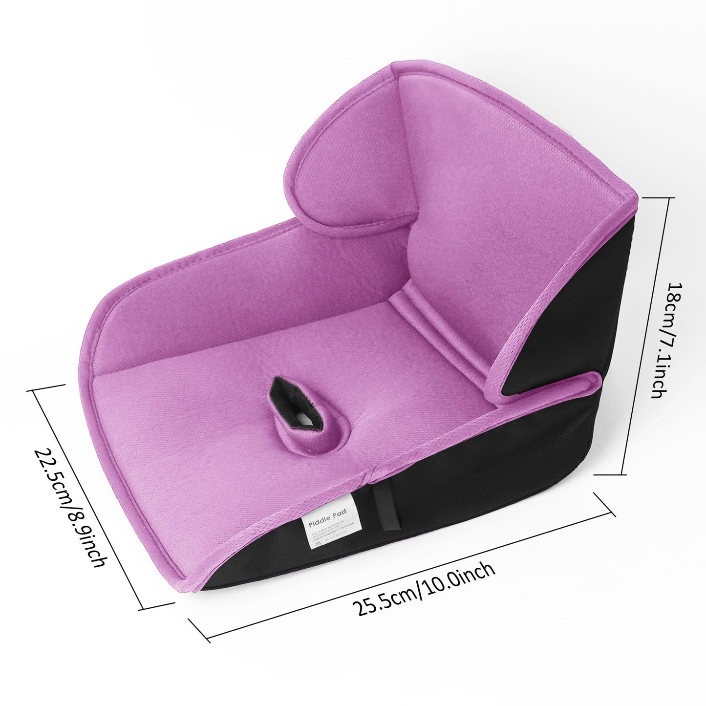 Ihaapsi Baby Piddle Pad- Fully Waterproof Toddler Liner & Seat Protector Compatible with Car Seat Stroller with 3D Breathable Material-360 Degree Protection (Pink)