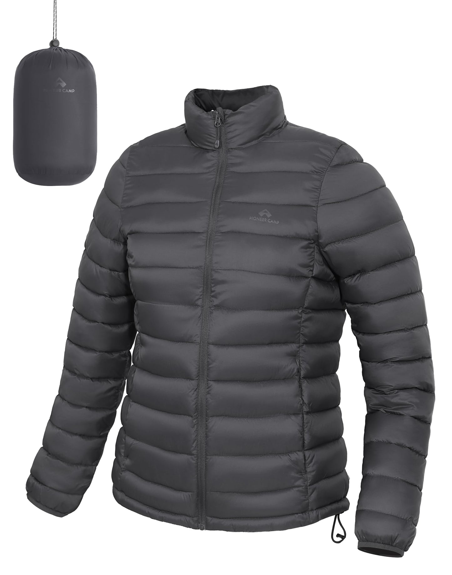 Pioneer Camp Women's Packable Puffer Jacket Winter Lightweight Quilted Coat Water-Repellent Insulated Thermal Warm Outerwear