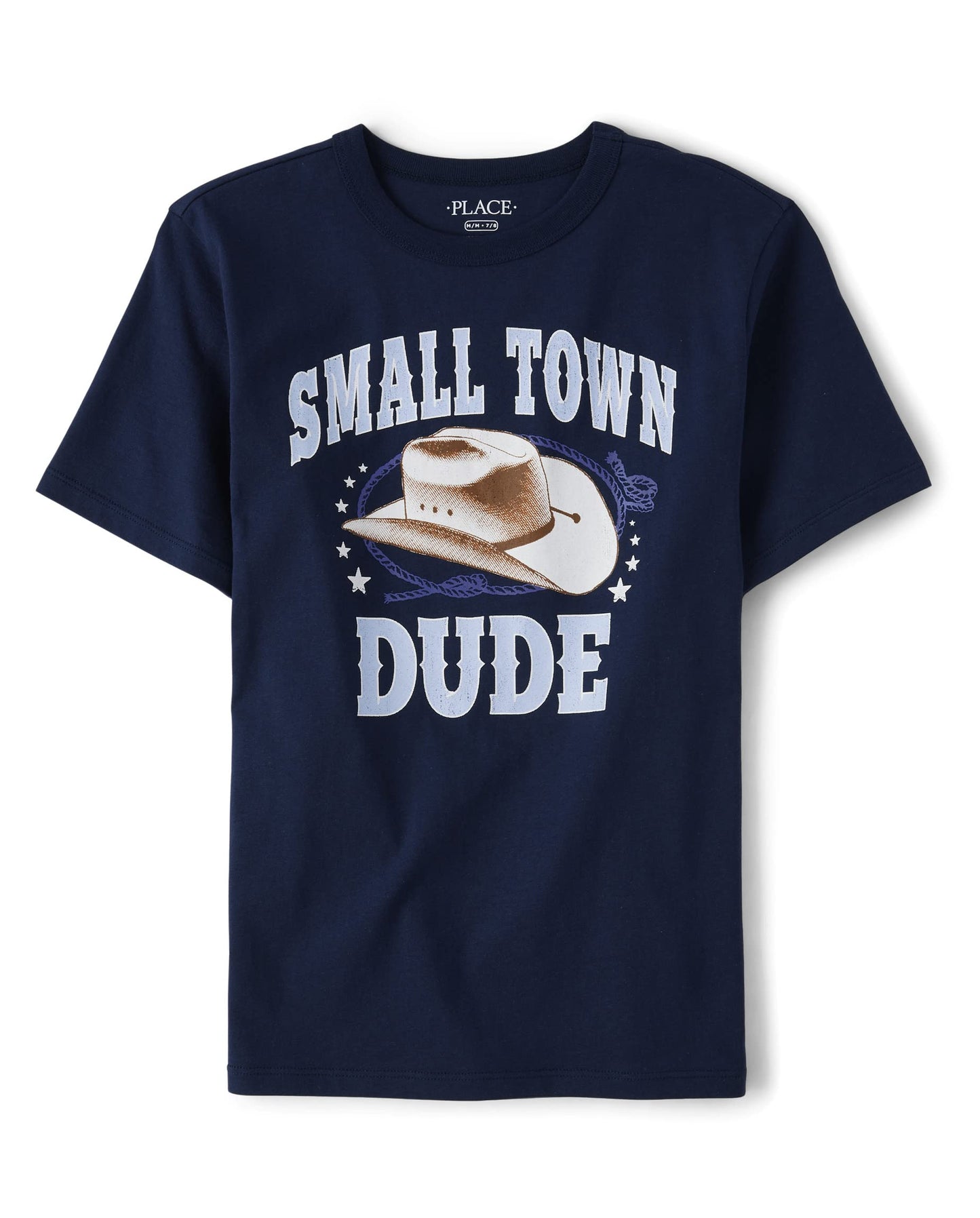The Children's Place Boys' Short Sleeve Graphic T-Shirt Seasonal, Small Town Dude, Medium