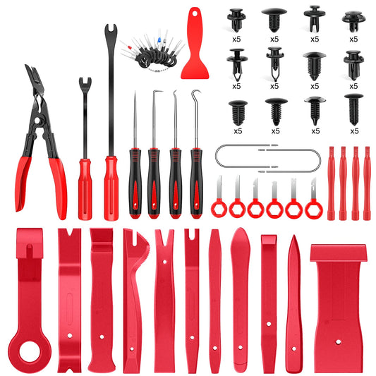 GOOACC 975Pcs Car Push Retainer Clips & Auto Fasteners Assortment 33 Most Popular Sizes Bumper Fender Rivets with Cable Ties Remover for Ford GM Toyota Honda Chrysler BMW Benz Audi Nissan Mazda Subaru