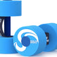 Sunlite Sports Water Weights Pool Exercise Dumbbells, Water Aerobic Equipment, High-Density EVA-Foam Dumbbell with Handle Strip, Aqua Therapy, Pool Fitness, Water Exercise, Set of 2