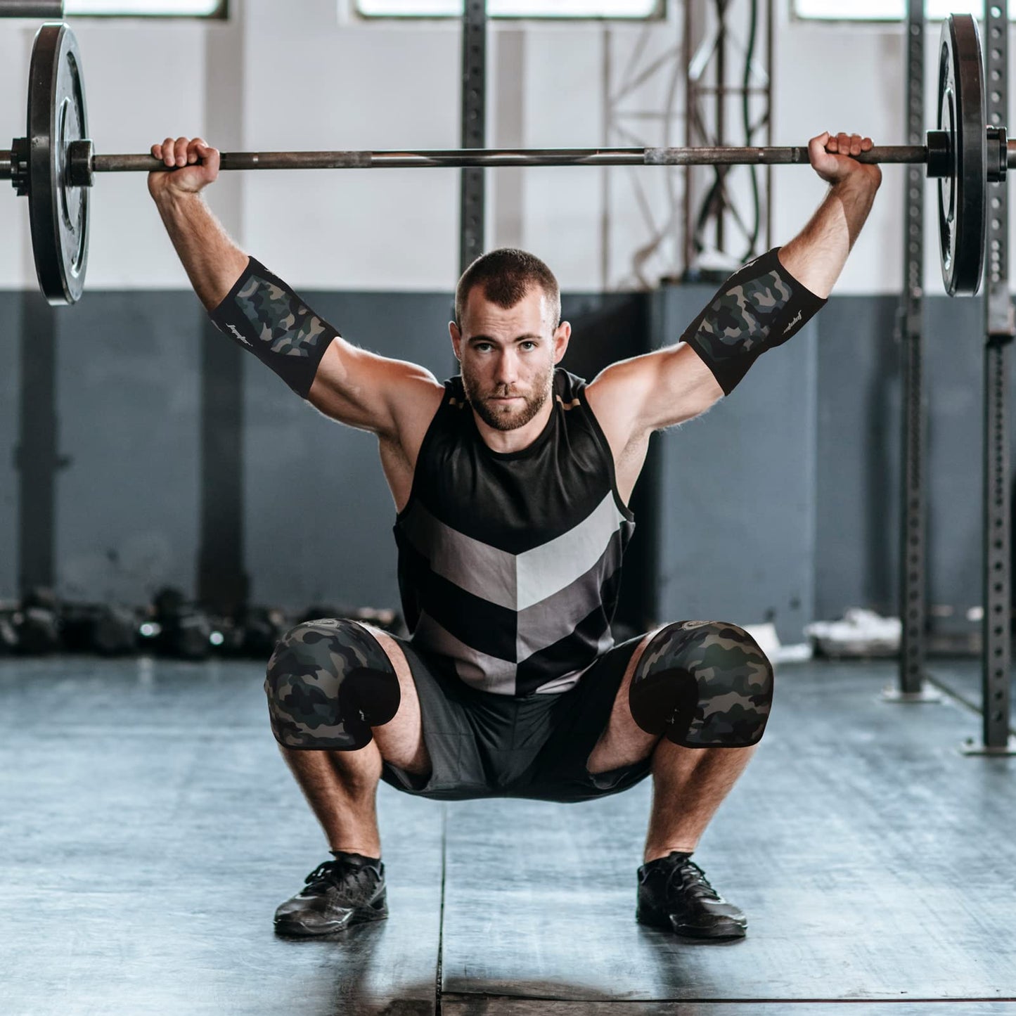 Knee Sleeves (1 Pair), 7mm Compression Knee Braces for Squats,Weightlifting,Powerlifting,Cross Training for Men & Women (X-Large)