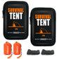 Frelaxy Extra-Thick Emergency Tent, Compact Survival Tent with Whistle, Upgraded Paracord, Storage Pouch, and EVA Case, 2 Person Emergency Shelter for Backpacking, Hiking, Outdoor