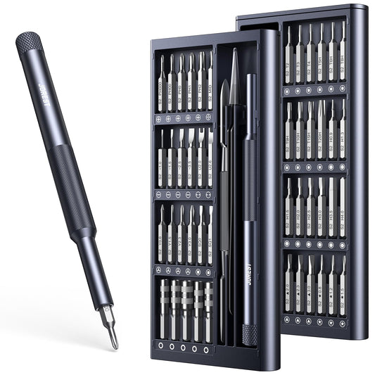 JOREST 50 in 1 Precision Screwdriver Set with Security Torx, Magnetic Mini Repair kit for Macbook, Laptop, PS4, PS5, iphone, Nintendo Switch, Glasses, Watch, Toy, Stocking Stuffers Gifts for Men