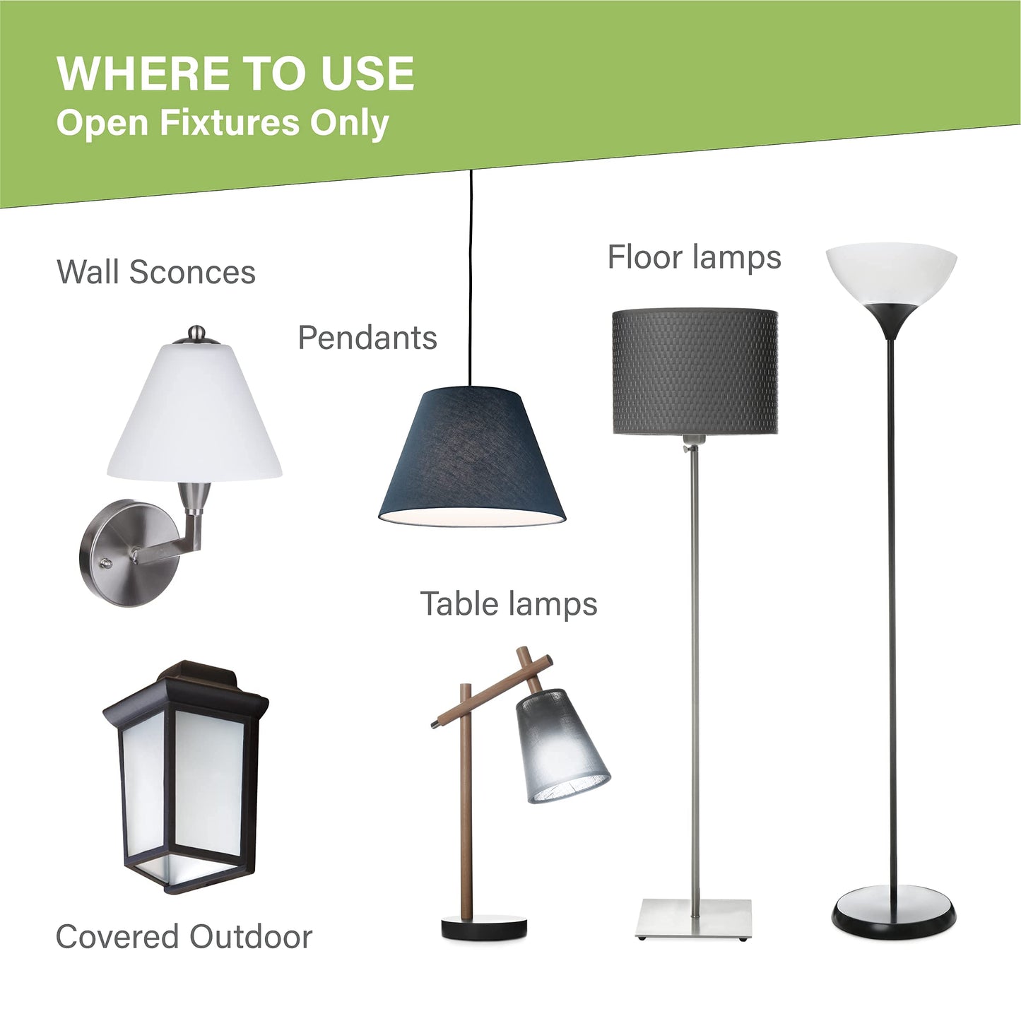 Sigalux 60W Equivalent A19 LED Light Bulb, Daylight Led Light Bulbs 5000K 800LM E26 Medium Base, Non-Dimmable LED 9.5 Watt Standard Light Bulbs, UL Listed, 10 Packs