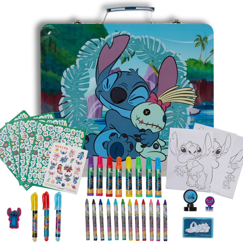 Innovative Designs Minecraft Kids Deluxe Activity Set with Carrying Tin, Coloring Sheets, Tattoos, Stickers, & Art Supplies