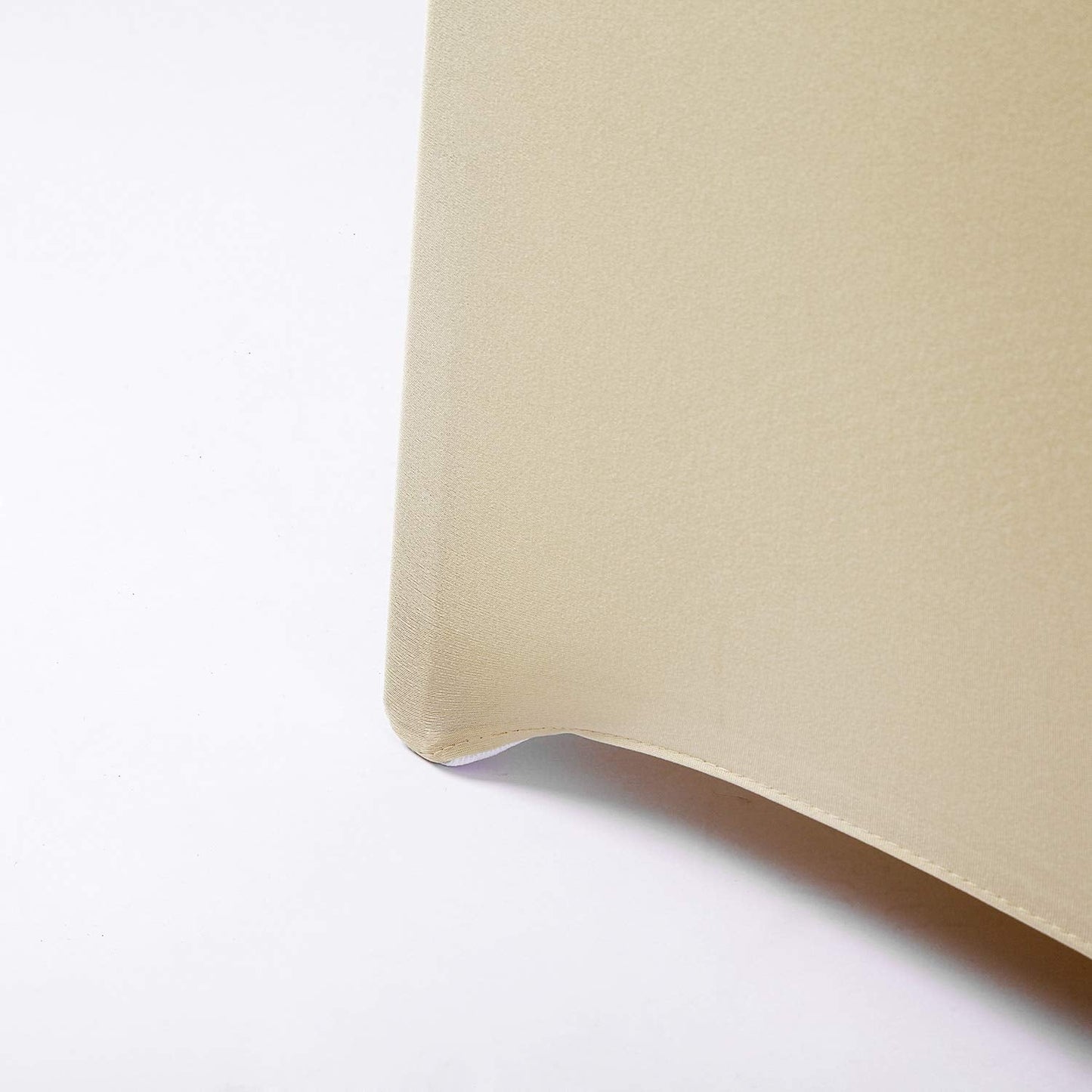 Peomeise Stretch Spandex Chair Cover for Wedding Party Dining Banquet Event with Open Back (Champagne,6pcs)