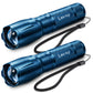 LETMY Tactical Flashlight S2000-2 Pack Bright Military Grade LED Flashlights High Lumens - Portable Handheld Flash Light, 5 Modes Zoomable Waterproof Flashlights for Home Emergency Camping Outdoor