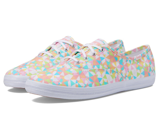 Keds Women's Champion Seasonal Canvas Sneaker, Kaleidoscope Multi, 5