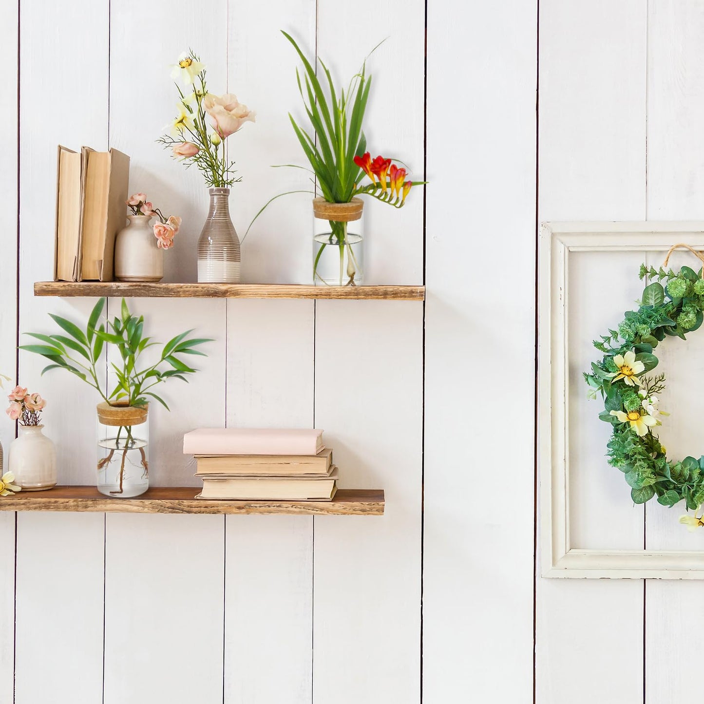 wangsdjy Separated Desktop Glass Flower Vases - Ideal Plants Propagation Stations for Living Room, Bedroom Decoration,Home Decor (2)